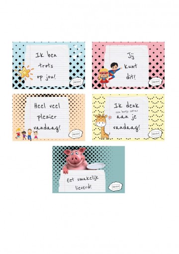 Broodtrommelbriefjesalleen kaartjes