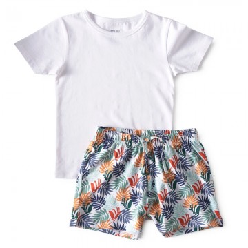 Ll pyjama palm leaves green