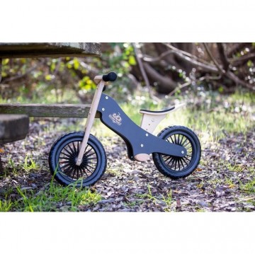 Loopfiets klassiek zwart 3