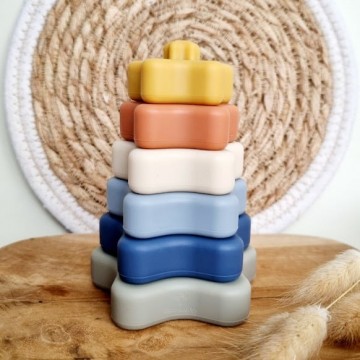 Rammelaartje stapel ster groen